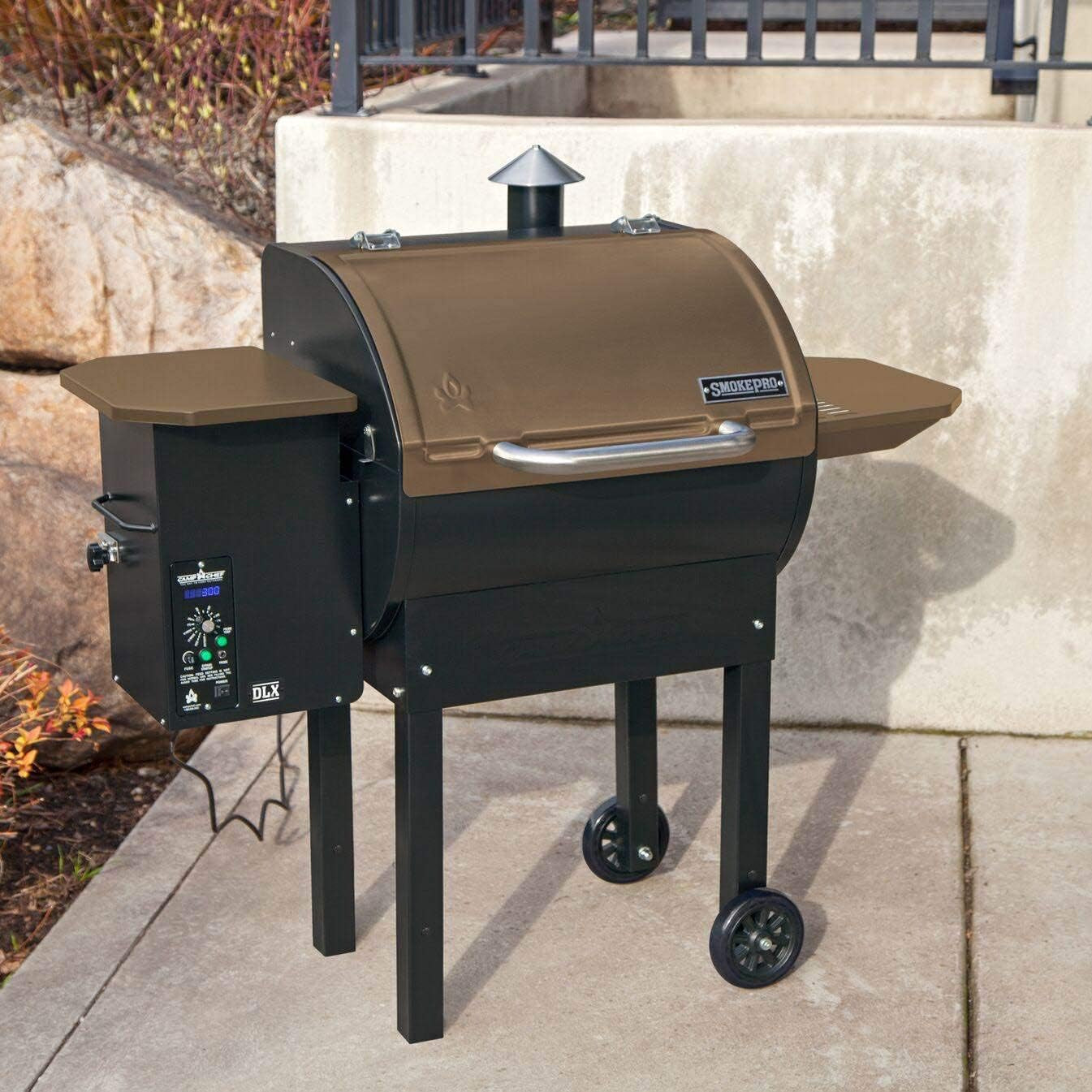 Smokepro DLX Pellet Grill W/New PID Gen 2 Digital Controller - Bronze